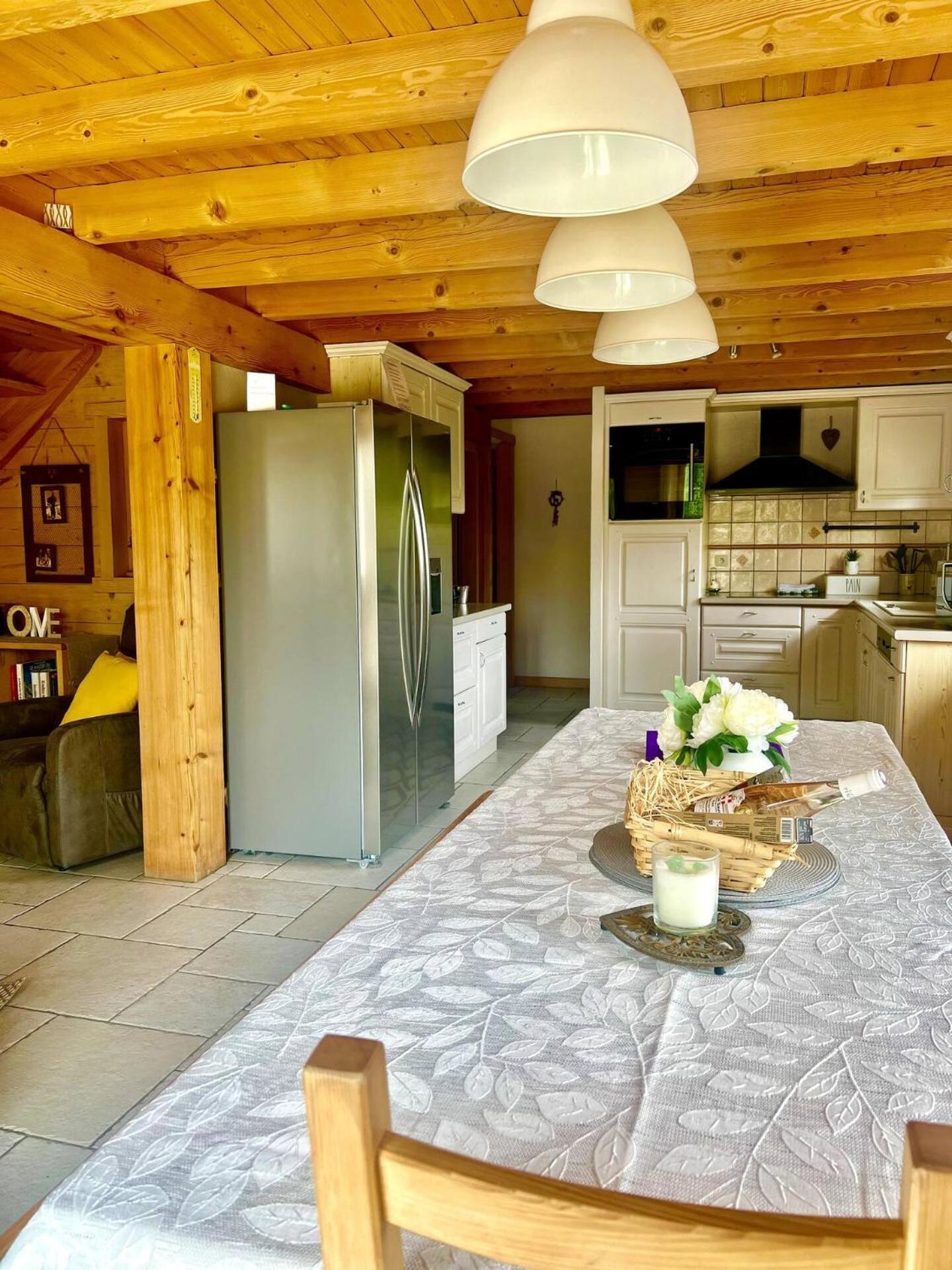 Charming Family Chalet For 8 People, With Private Hot Tub Les Clefs Dış mekan fotoğraf